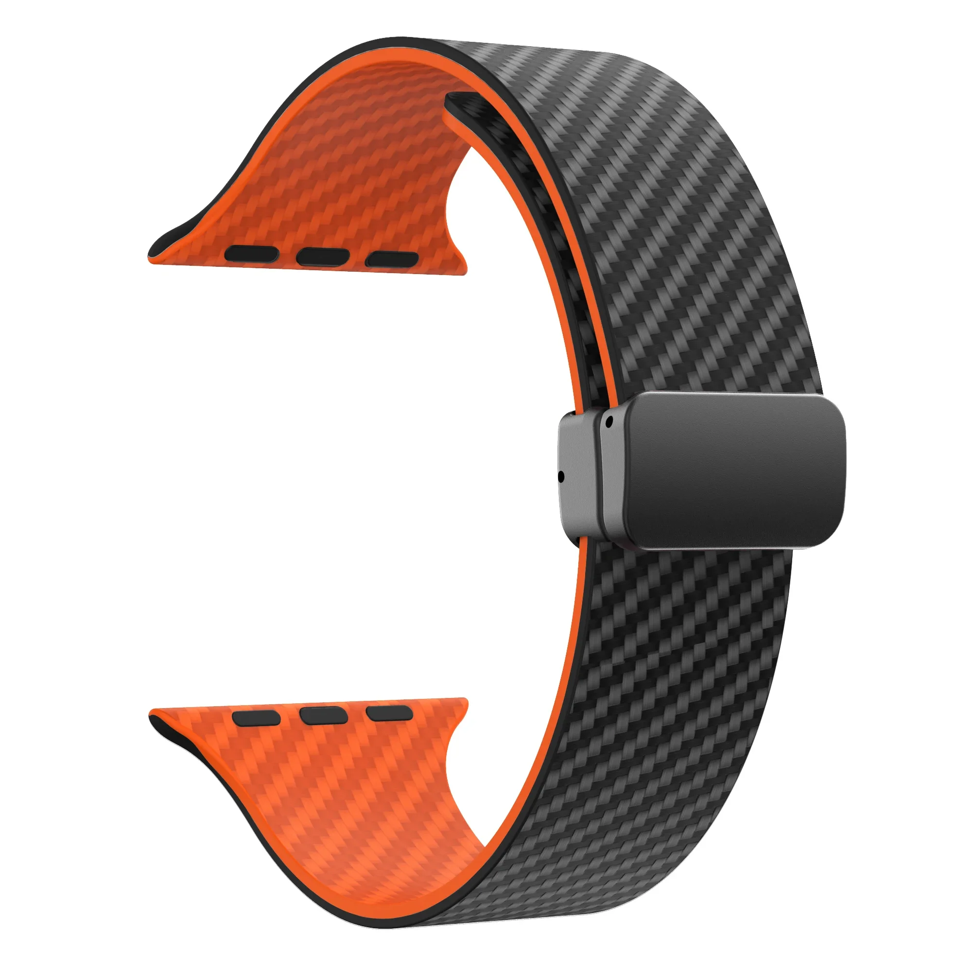 Pulseira magnética dobrável d para apple watch série 8 ultra 49mm 45mm 41mm pulseira 44mm 40m 42mm 38mm iwatch série 7 6 se 5