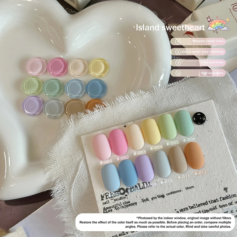 1 個 15 ミリリットルドーパミンジェルネイルポリッシュマカロンキャンディーアイス透明ネイルサロンネイルアートジェルネイル供給