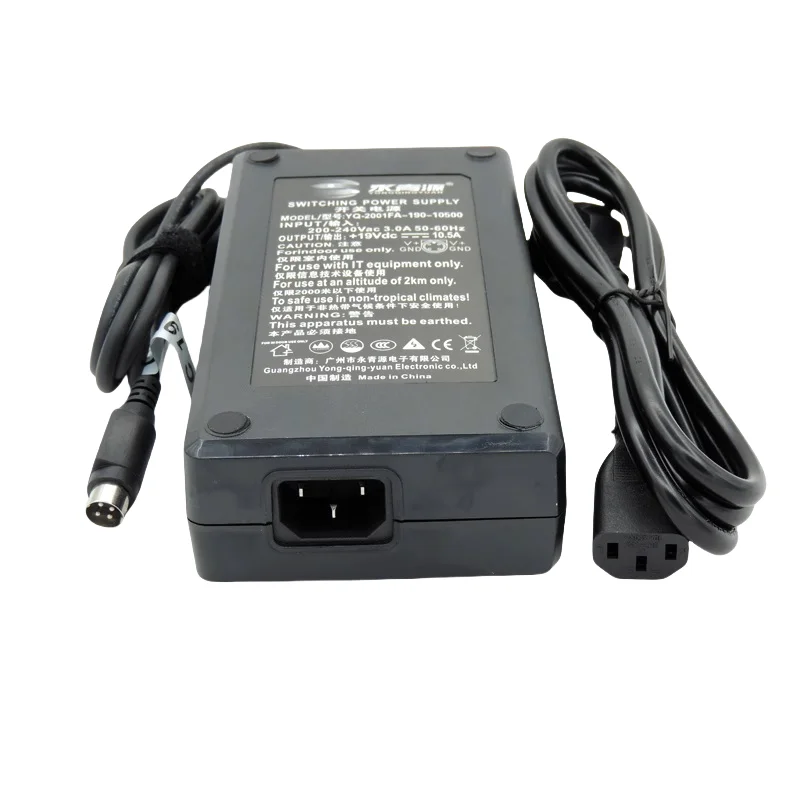 Imagem -03 - Yongqingyuan-carregador Adaptador Portátil para Aio Yq2001fa190-10500 19v 10.5a 200w Pin Plug Fonte de Alimentação