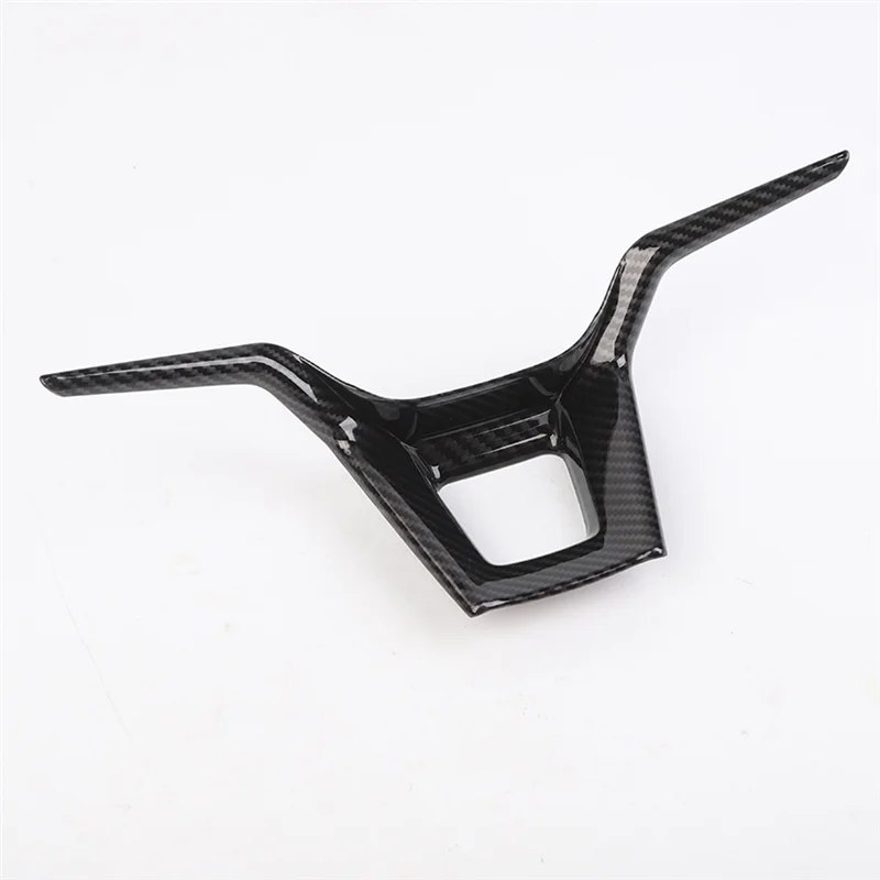 1 PCS Replacement Parts For Jeep Grand Cherokee 2021-2022 Car Steering Wheel Trim Cover Interior Accessories ABS Carbon Fiber
