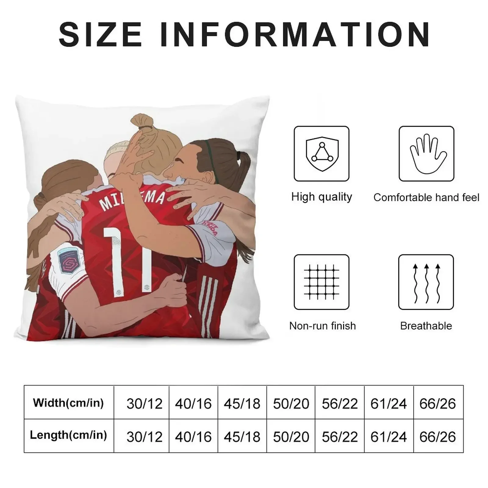 Vivianne Miedema WSL top goal scorer Throw Pillow Bed pillowcases Cusions Cover pillow