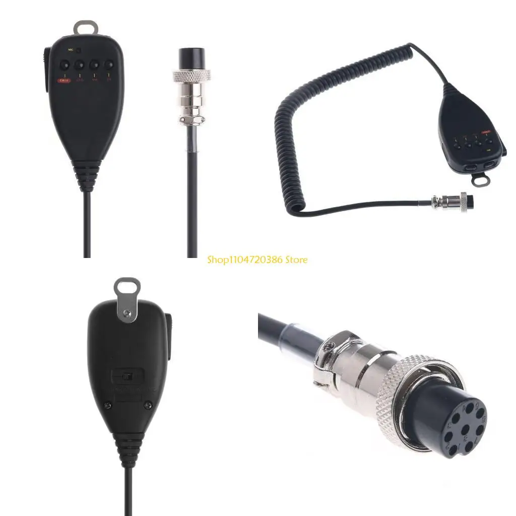 

K0EA 8-контактный разъем микрофона динамик ручной микрофон для радиоприемников TM-231 MC-44 TM-241