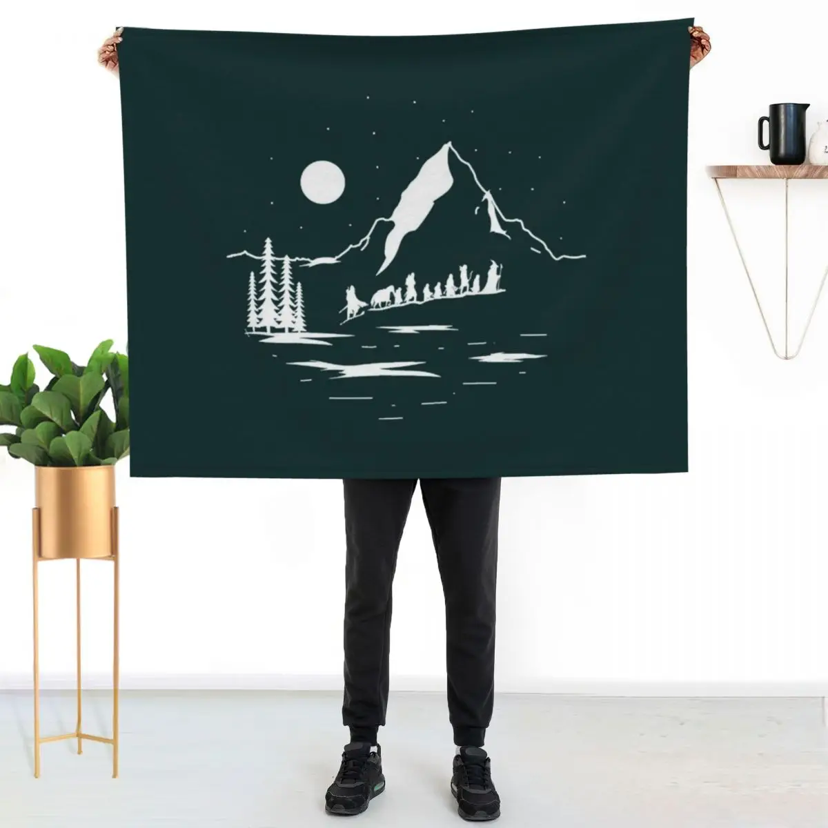 Fellowship of the ring Throw Blanket Hair Sofas Plaid Decorative Throw For Sofa Thin Luxury Throw Blankets