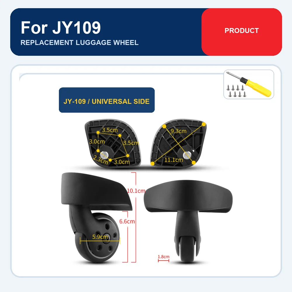 JY109 Replacement Luggage Wheel For Samsonite JY109 For Samsonite JY110 For Samsonite V22 Caster Repair Part