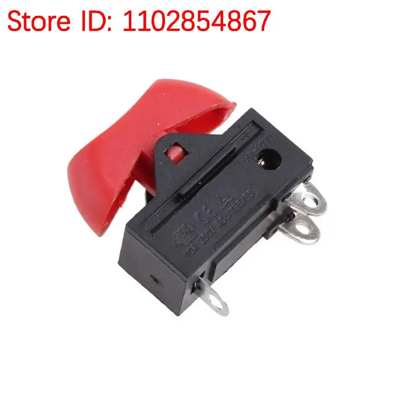 Junho 2025 Cabelo cabelo elétrico Rocker Switch Secador cabelo Partes 3 pinos Red Black Red