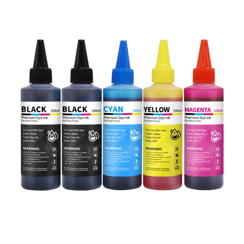 Imagem -03 - Kmcyinks-kits de Recarga de Tinta para Canon Cartucho Recarregável Pgi570 Mg5751 Mg5752 Mg5753 Mg6850 Mg6851 Tinta Corante 500ml