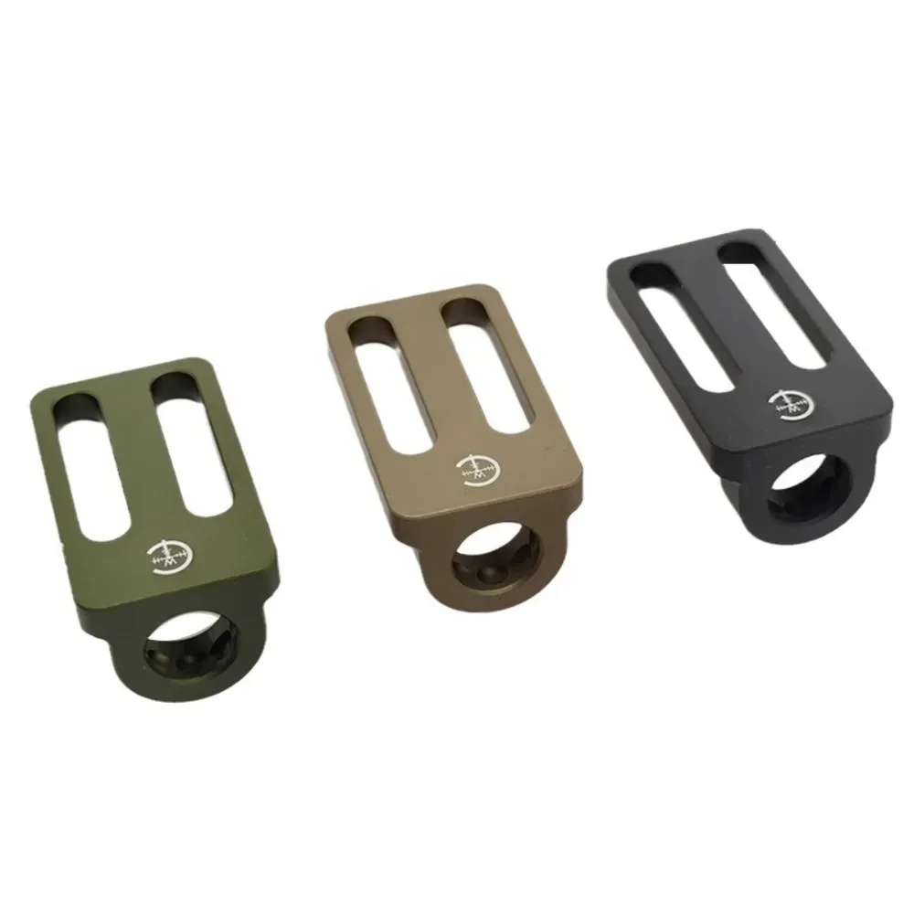 

Double-point functional rope to single-point functional rope adapter seat (1 inch) CNC aluminum alloy metal QD strap buckle
