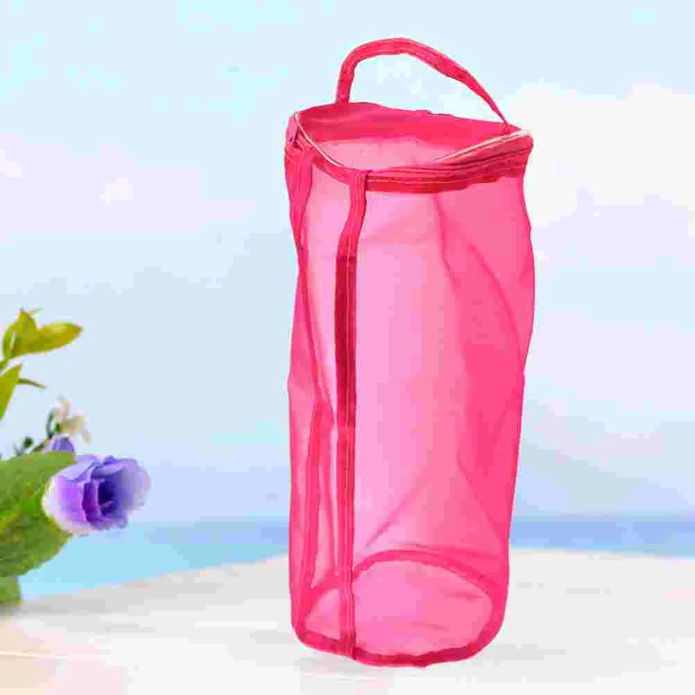 

Knitting Yarn Storage Bag Wool Tote ganizer L Size Rose Red Portable Natural Material No Chemical Smell Home Travel