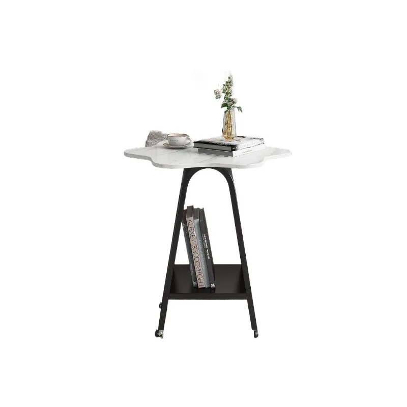 Cream wind coffee table sofa, living room side table with brake corner table