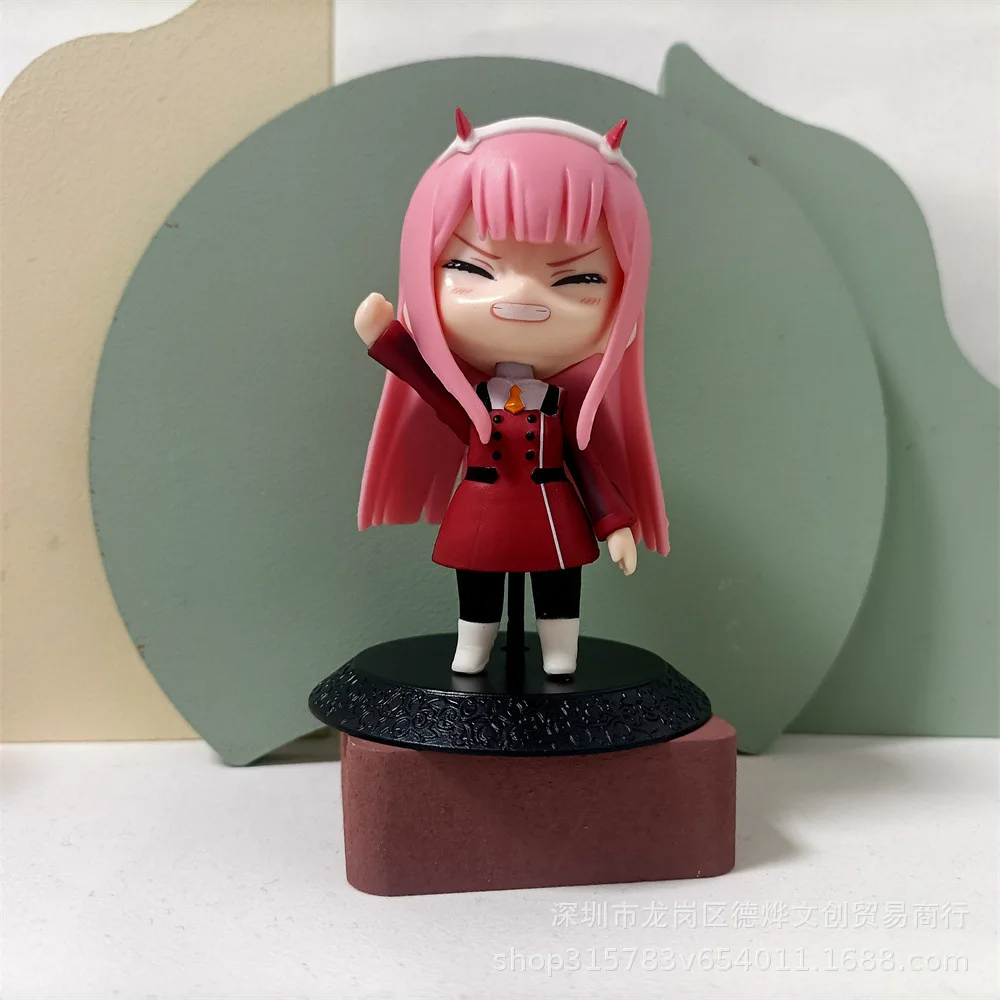 Darling in the FranXX Anime Figure 02 ZERO TWO Kawaii Model Cute Standing New 10CM PVC Static Toys Decoration Lovers Gifts Doll