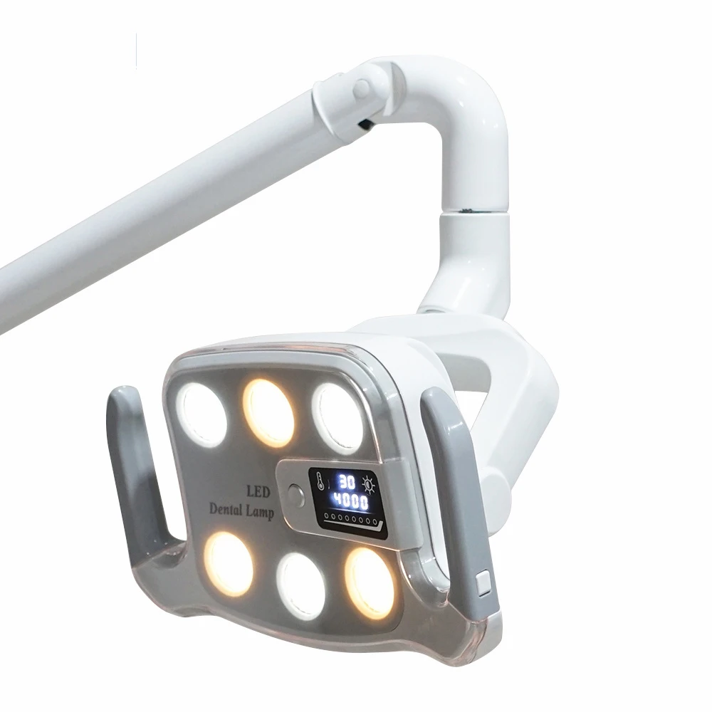 Dental światło indukcyjne lampa operacyjna 6LED stomatologiczne LED lampa ustna do jednostki stomatologicznej krzesło pielęgnacja jamy ustnej