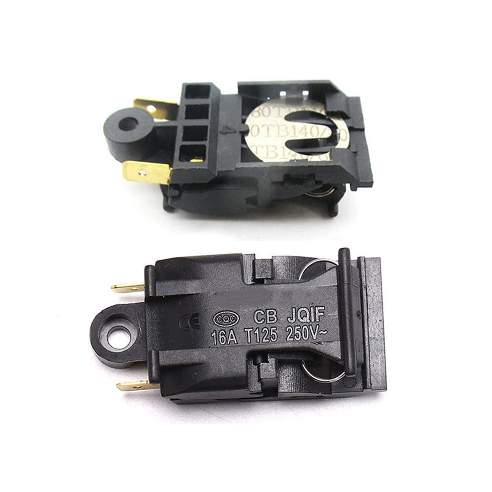 2PCS 13A/16A Power Supply Electrics Kettle Thermostat Switches For Electric Appliances Metal Button Types Thermostat Thermal