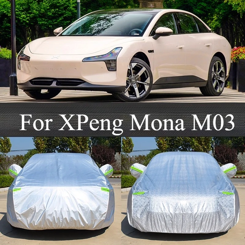 

For XPeng Mona M03 2025 Special Car Cover Sunproof Rainproof Heat-insulating Dustproof Sunshade Interior Accessories