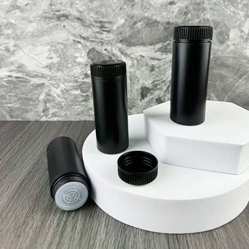 1PCS 60/100ml Talcum Powder Bottle Refillable Cosmetic Powder Dispenser Plastic Powder Container Empty Pots Bottles