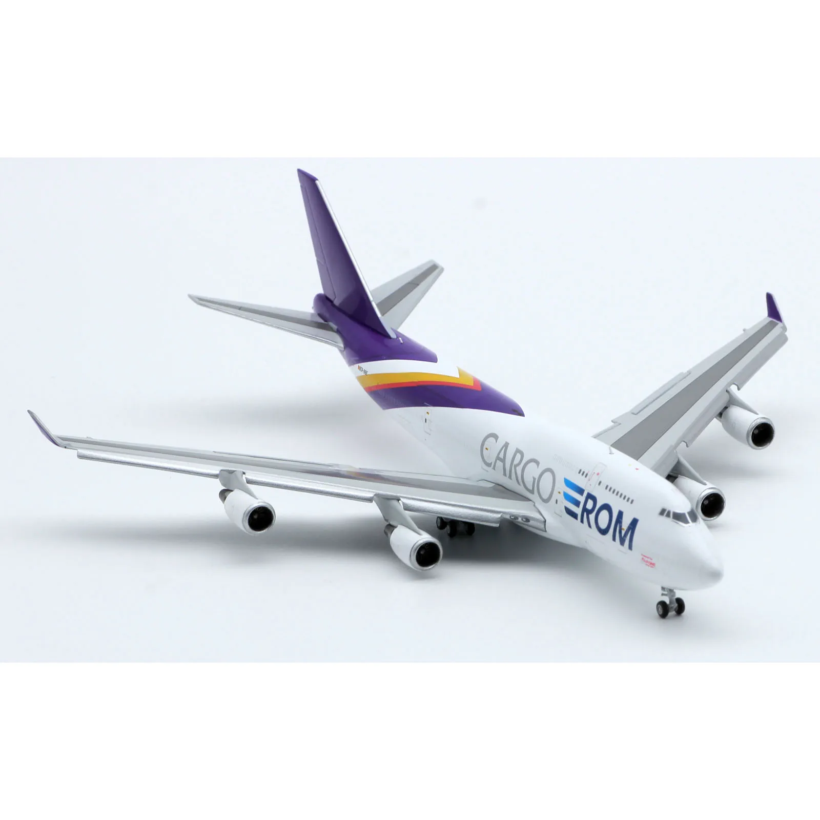 

LH4261A Alloy Collectible Plane Gift JC Wings 1:400 Aerotranscargo Boeing B747-400(BCF) Diecast Aircraft Model ER-BBE Flaps Down