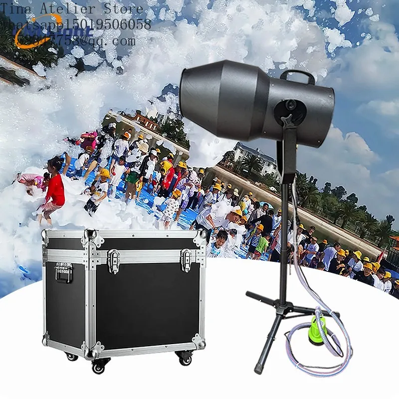 2024 New Style Hot Sell LM 1500W Waterproof Foam Machine for Parties Spray Cannon Party Foam Machine for Swimming Pool Party