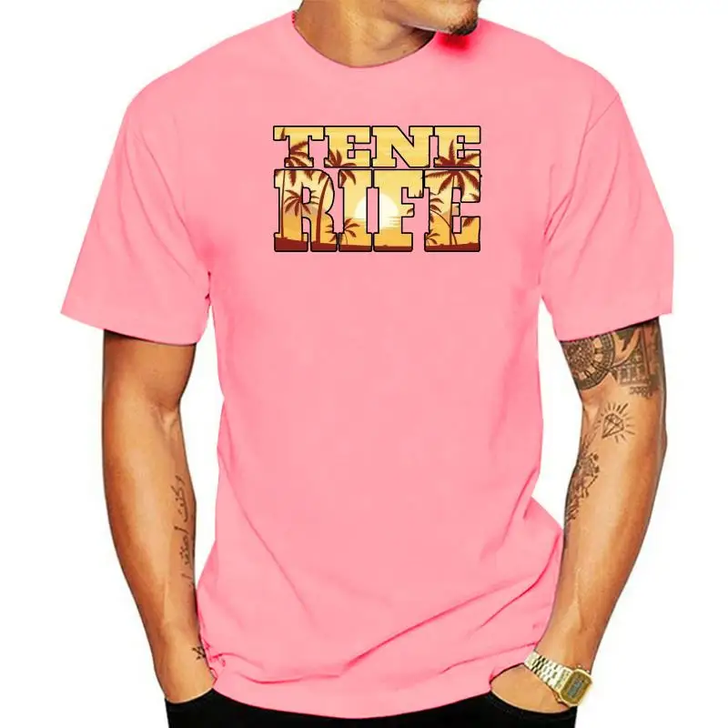 TENERIFE MENS T-Shirt FESTIVAL MUSIC ROCK RAVE PARTY HOLIDAY STAG SPAIN SUMMER TEE Shirt For Youth Middle-age The Elder