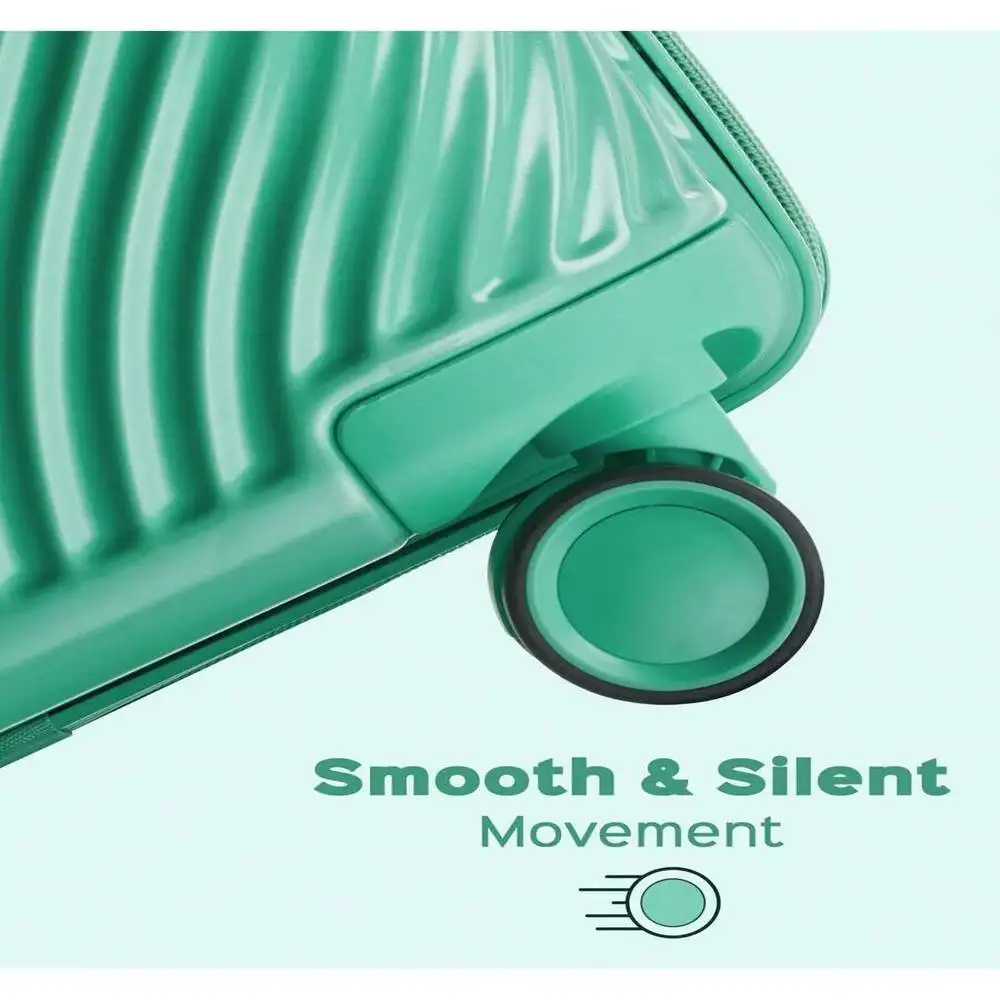 مجموعة أمتعة مكونة من 2/3 قطعة - عجلات دوارة صلبة ABS قفل TSA خفيف الوزن ومقاوم للخدش للسفر #5