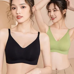 Women Push Up Bra Non-wire Removable Padded Brassiere Sexy Lingerie Invisible Bras Comfort Straps Underwear Top Female Intimates