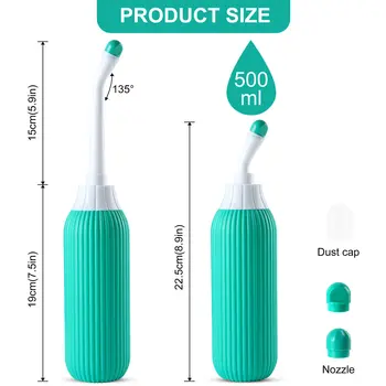 500ml přenosný bidetový sprej ruční cestovní bidet pro těhotné ženy dětská čisticí láhev na vodu pro mytí dětí pro maminky láhev 8 nejlepší prodej přenosné bidety - №2