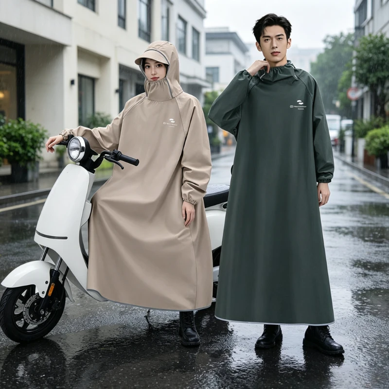 Cycling Commute Rain - Дождевик-пончо из водонепроницаемой ткани Оксфорд с
