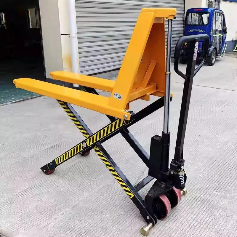 Scissor Lift Pallet Truck Manual Hydraulic Pallet Loader Lifting Platform Forklift High-level Hydraulic Pallet Truck