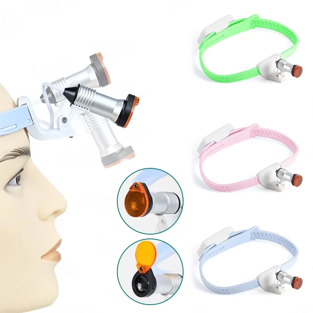 5W Dental Headlamp Wireless Dental Head Light Rechargeable Usb Ultra-Light Cordless Headlight Led Head Lamp Dentistry Lab Tool