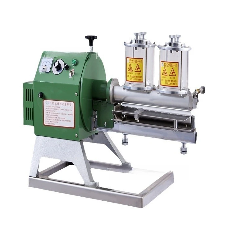 Sealed speed regulating gluing machine Glass jar gluing machine