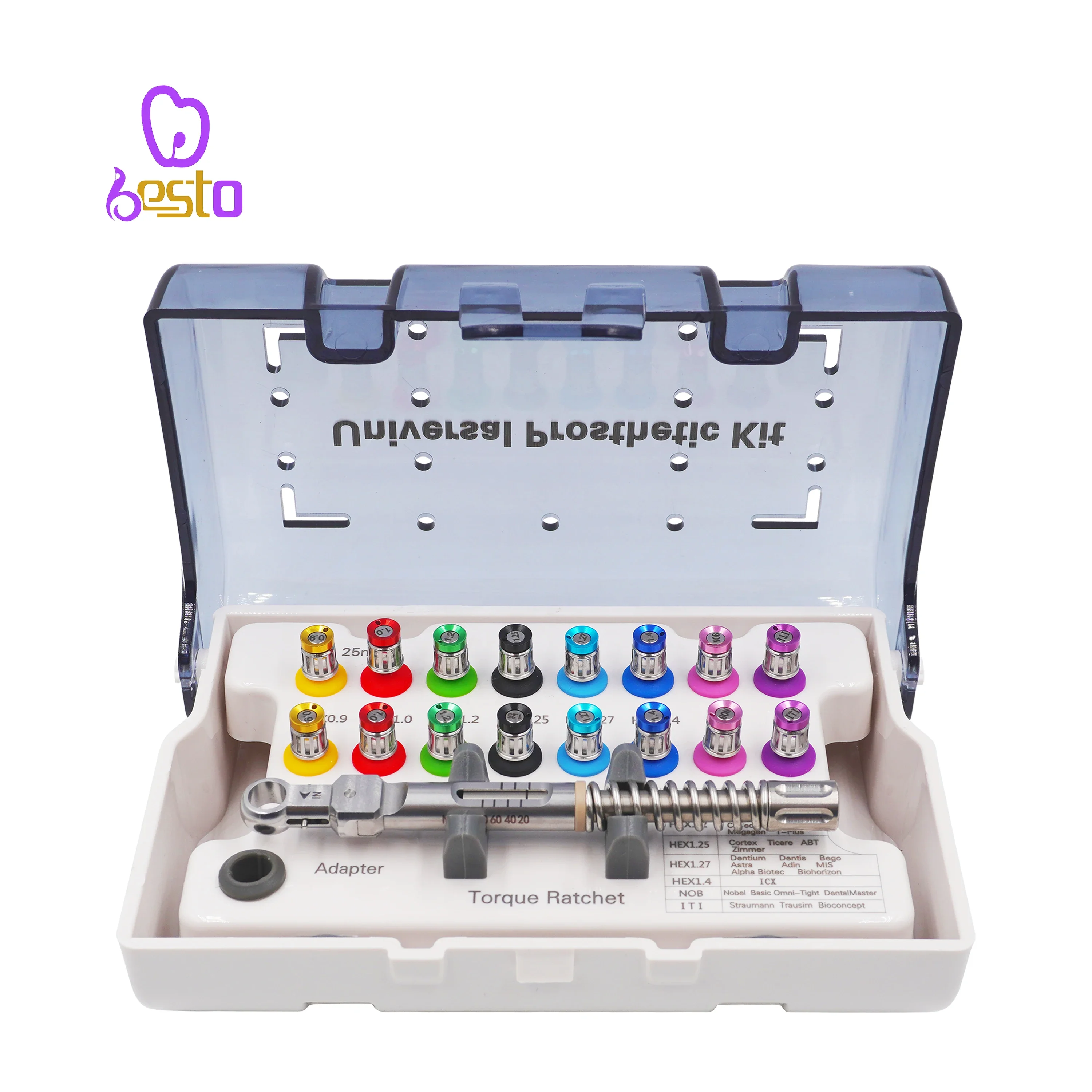 den tal imp lant Kit 16 Pcs Colorful Screwdrivers den tal Universal Kit den tal Universal imp lant Tool