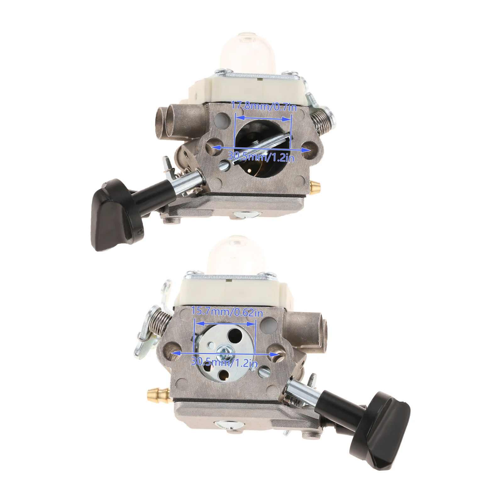 Carburetor Kit Fit for Stihl BG56 BG56C SH56 Leaf Blower Replace for Zama C1M-260 C1M-S260B 4241-120-0632 4241-120-0622 Carb