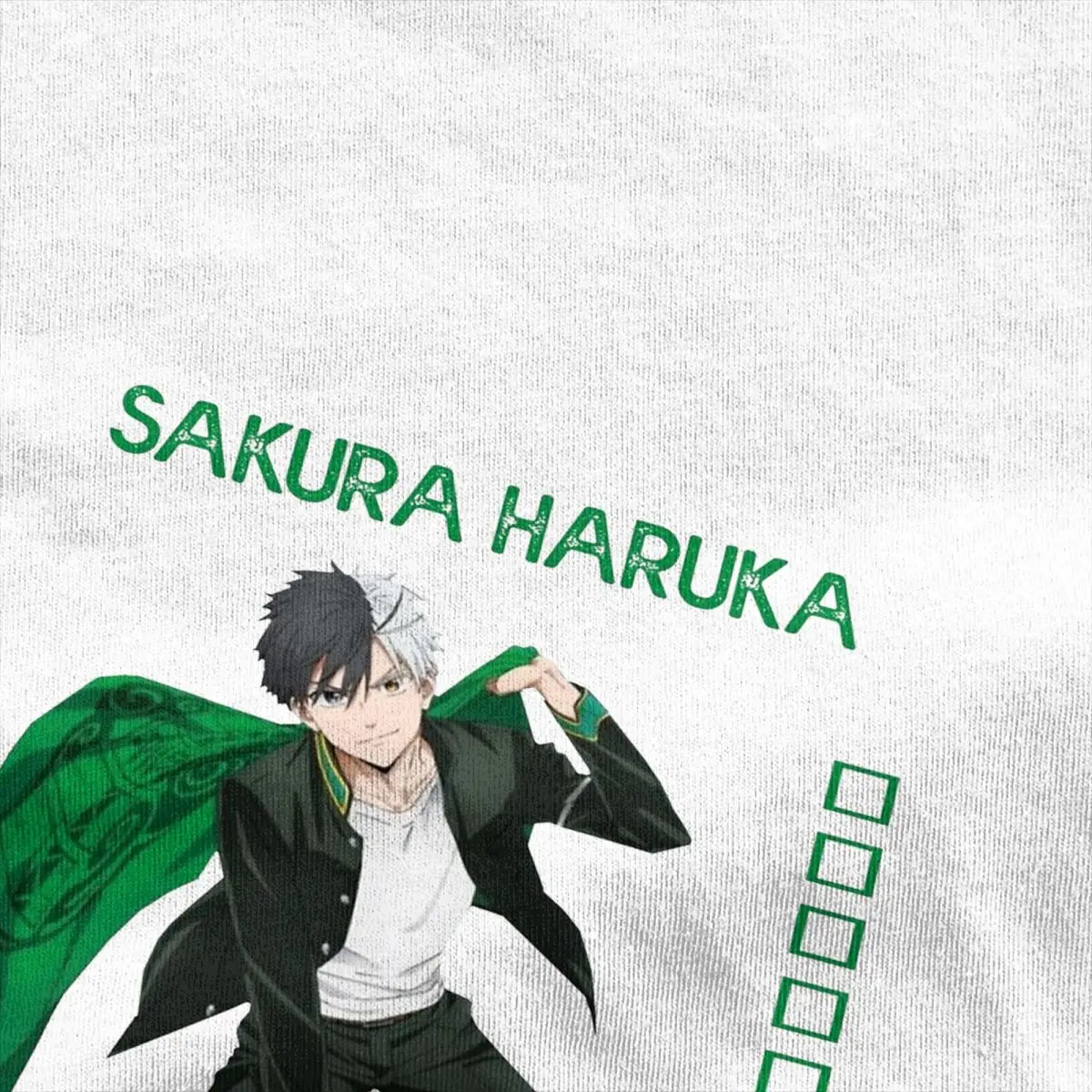 Streetwear T-Shirt Wind Breaker Haruka Sakura 100% Cotton T-Shirts Manga Y2K Trend Tshirt for Men's Beach Y2K Short Sleeve Tees