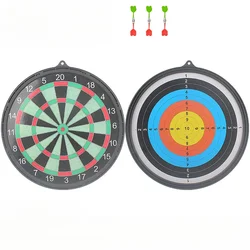 Double-sided Magnetic Dart Board Set Entertainment Leisure Professional Dart Set Toy with 6 darts Flying Needle Spot Dart Board