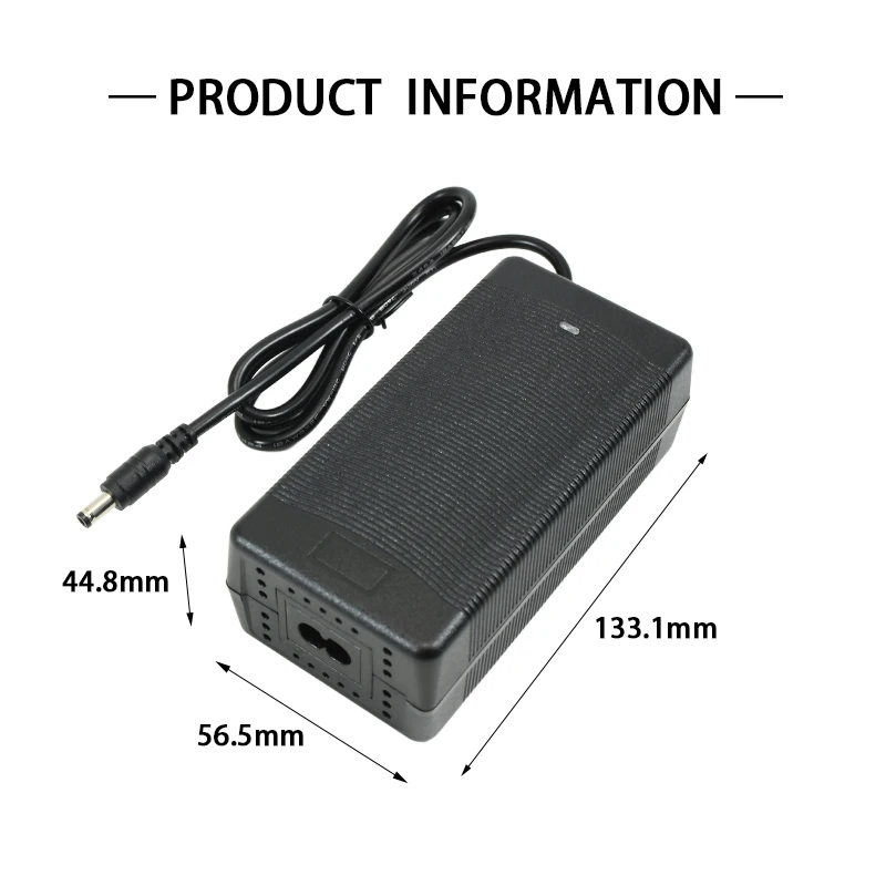 42 فولت 3A شاحن بطارية ليثيوم ل 10S 36 فولت 37 فولت بطارية ليثيوم أيون حزمة شاحن اختياري تيار مستمر/XLR/RCA/XT60/XT90/XIAOMI موصل التوصيل