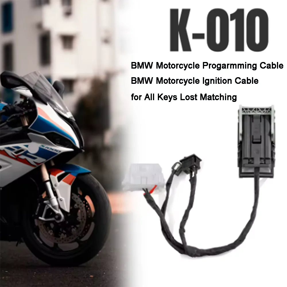 

K 008 K 010 Key 8A 4D Matching Adapter Cable for All Keys Lost Matching for BMW Motorcycle Ignition Progarmming