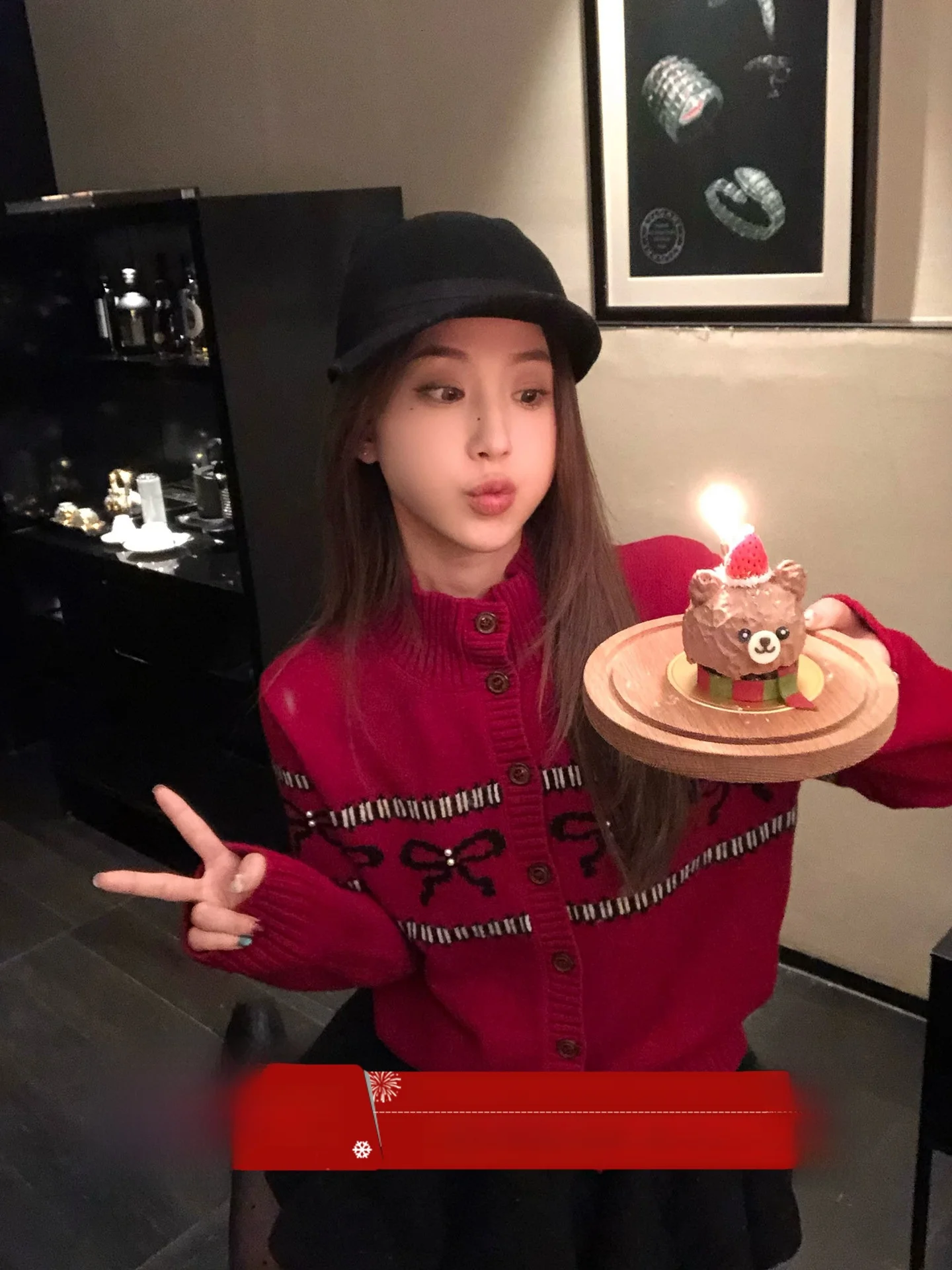 

Ele Loose Knitted Cardigan Women's Winter Top with Knot Embellied with Beads Korean Sle Long Sve Sweater