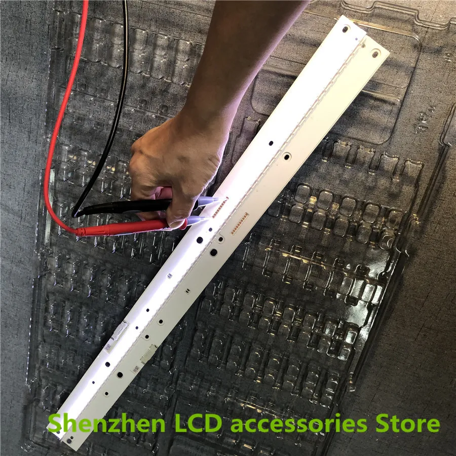 ใหม่ 5 ชุด = 10 ชิ้น LED Strip สำหรับ Samsung UN55MU7000FXZA UE55MU6400UXZT BN96-39595A 39596A V6ER_550SMA_LED66_R2 BN96-39601A 39602A