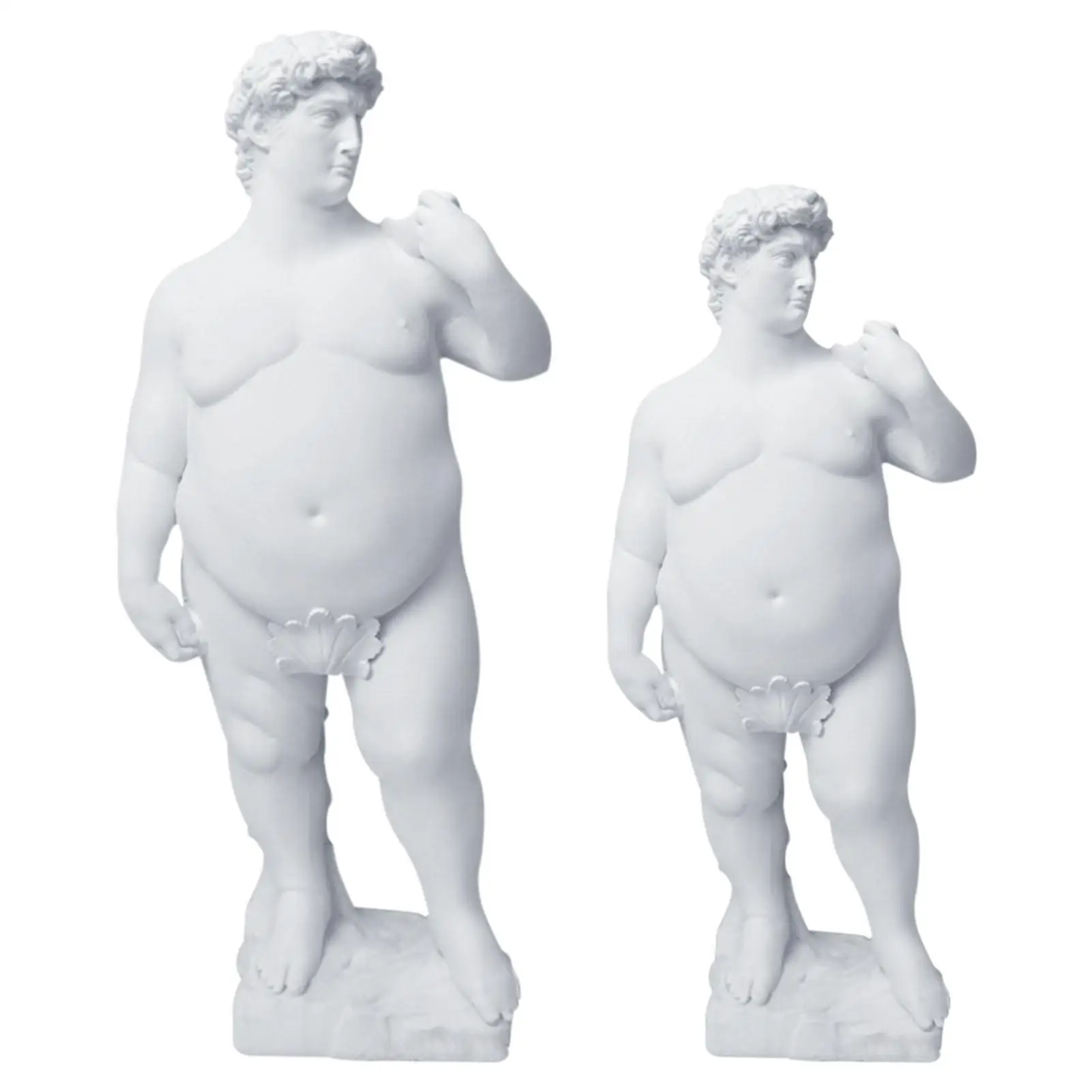 Resin Statue Fat David Figurines Home Decor Ornaments