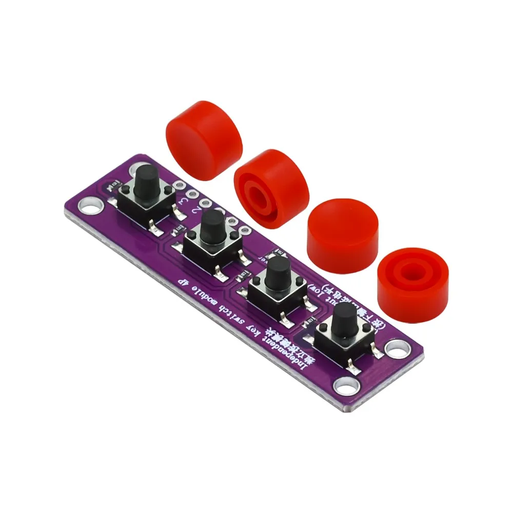 Touch four button switch module compatible with for Arduino development board sensor Raspberry PI 51 MCU suite