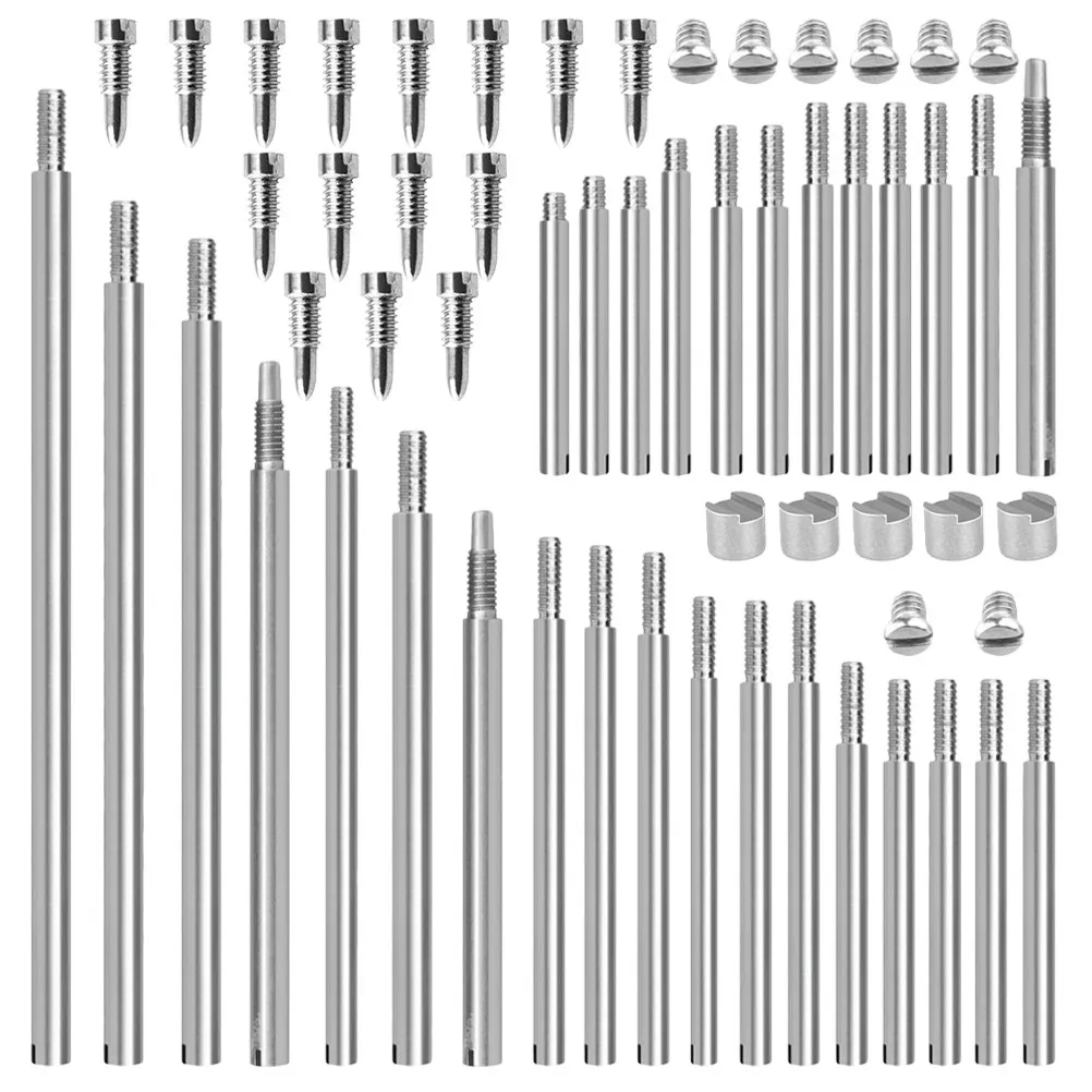 1Set Bassoon Repair Kit Premium Metal Components Screws Threaded Rods Grooved Blocks Easy Install Replacement Parts for Wind