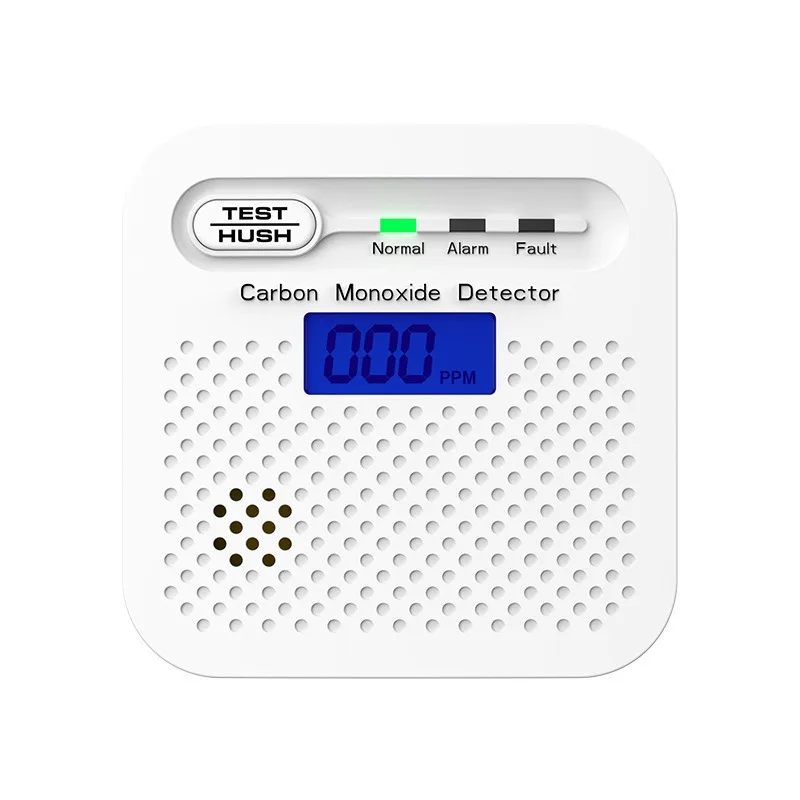 National standard N-B carbon monoxide indicator, household with display, 3-year sensor, high decibel CO concentration detector