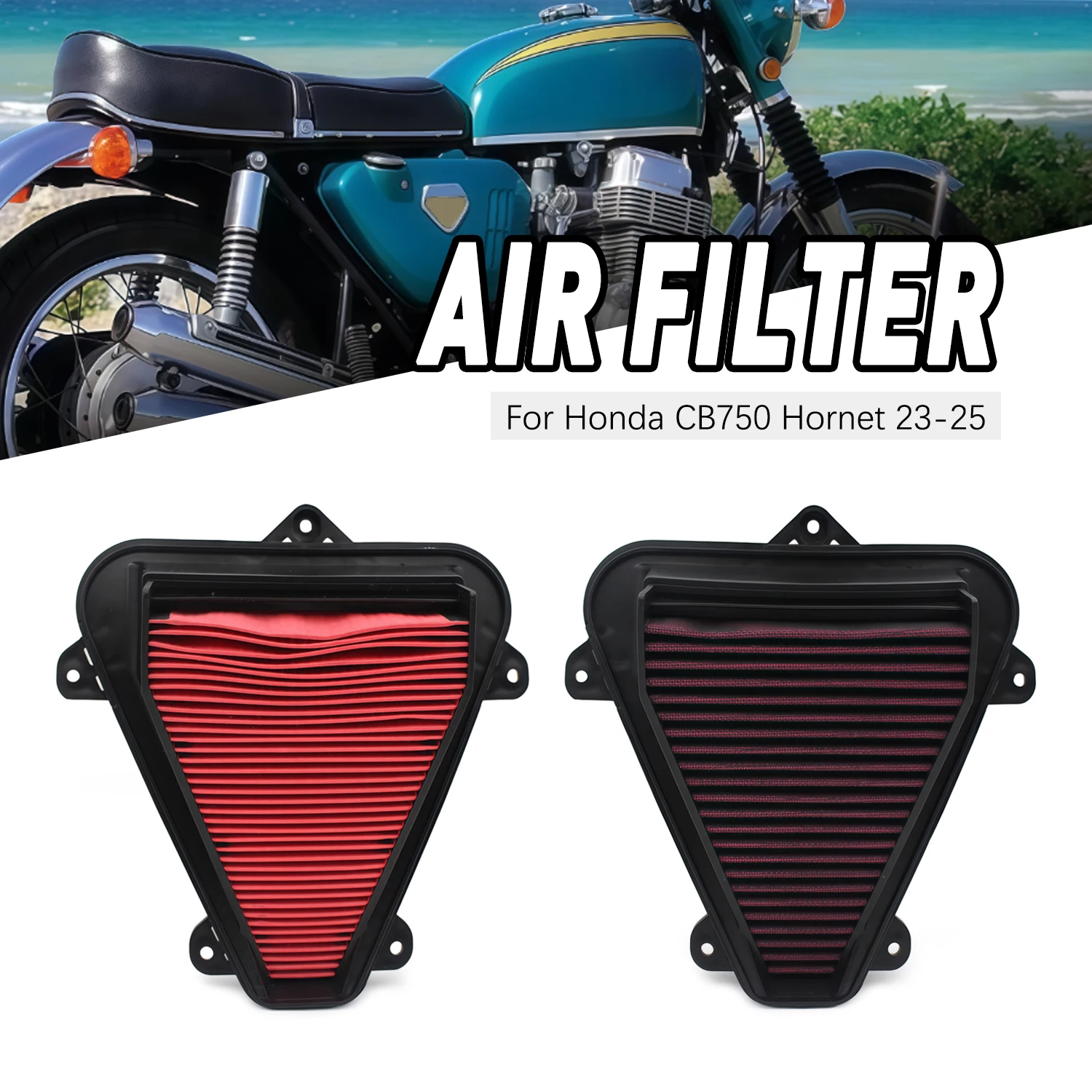 

Motorcycle Parts High Air Filter Cleaner For Honda Transalp XL 750 XL750 CB750 Hornet CB 750 2023 2024 2025
