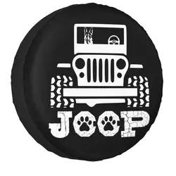 Custom German Shepherd Dog Spare Tire Cover Case Bag Pouch for Suzuki Mitsubish Car Wheel Protectors Accessories