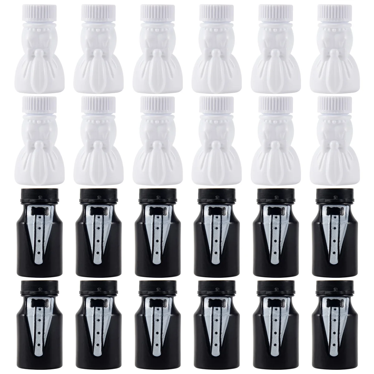 Wedding party bride and groom bubble bottle 1 sets (24pcs)