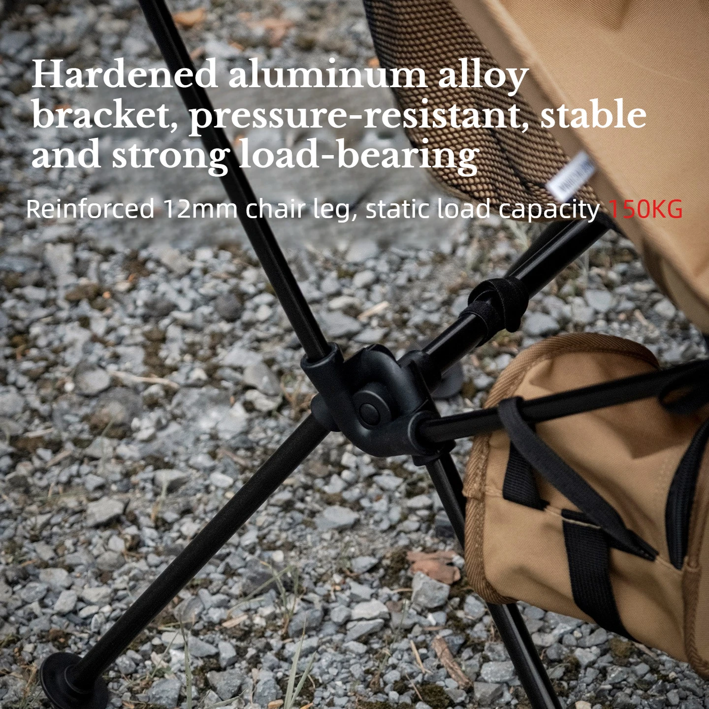  MOUNTAINHIKER Camping Moon Chair High Back Ultralight Folding Chair Portable 150KG Load Travel Chairs Outdoor Fishing Chair view 5