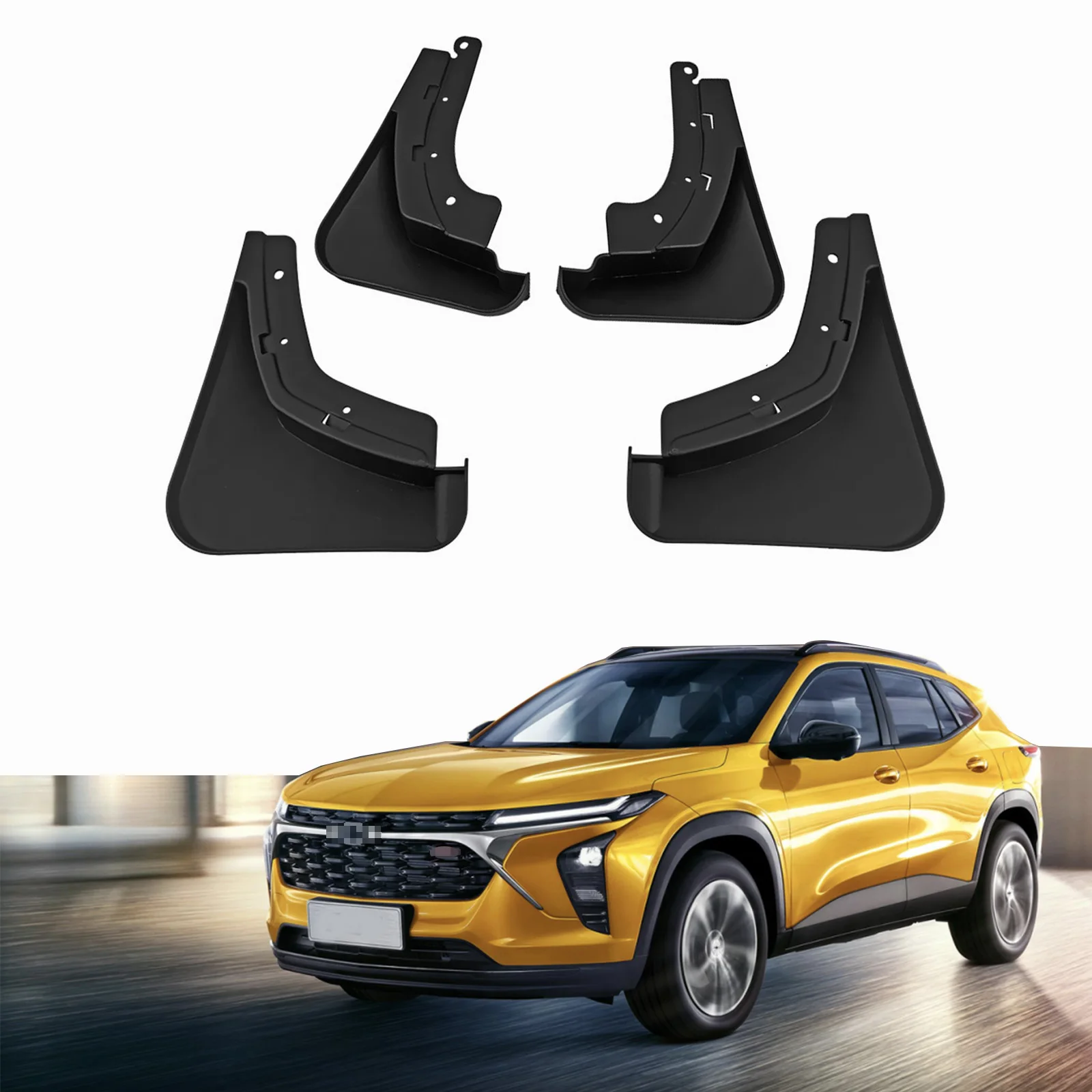 

for Chevrolet Trax 2024 Car Mud Flaps Mudguard Splash Guards Fender Front Rear Mudflaps Accessories 4PCS