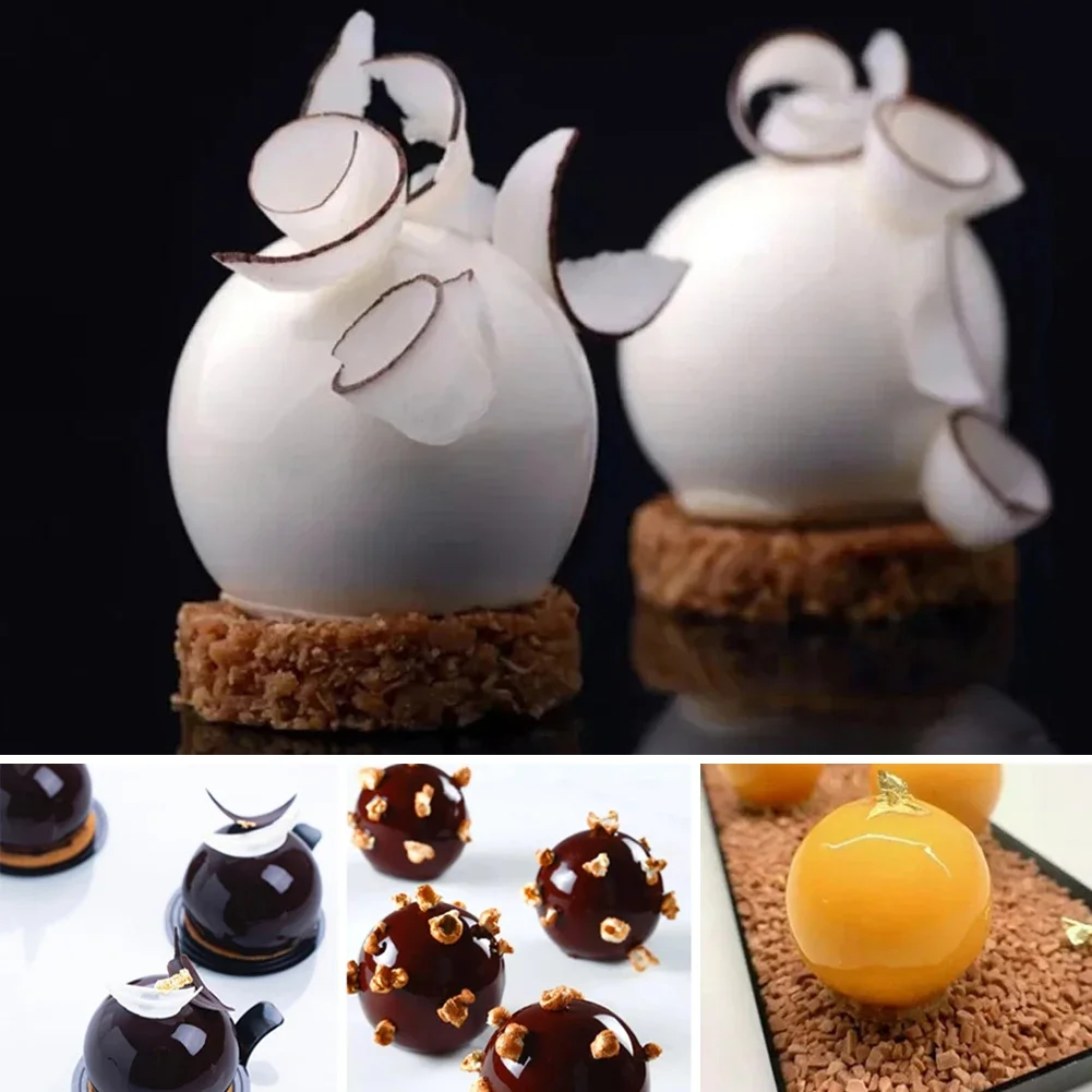 15 كرة مستديرة صغيرة الكمأ سيليكون قالب الكعكة للشوكولاتة موس الكعك الصابون Torte الحلوى الخبز أدوات تزيين الخبز
