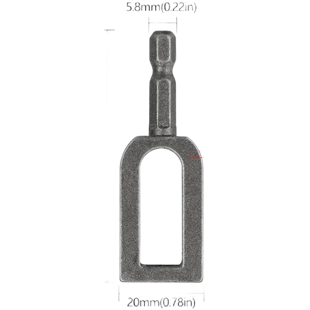 Carbon Steel Wire Knotter Tool No 9 And No 11 For Electric Drill Fence Tying Reinforcement In Construction And Greenhouse Garden