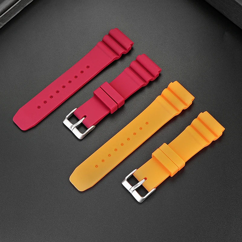 حزام ساعة من هلام السيليكا لكاسيو ، حزام ساعة ، مفصل مستقيم ، سوار ساعة مطاطي ، من من المطاط ، من 22 من من من من هلام السيليكا