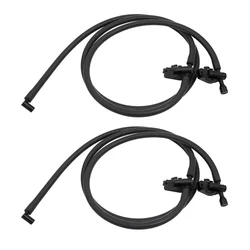 Boquilla de lavado de parabrisas, manguera de chorro A1698600492 para A W169 2004-12 W245 2005-11, sin calefacción, 2 piezas