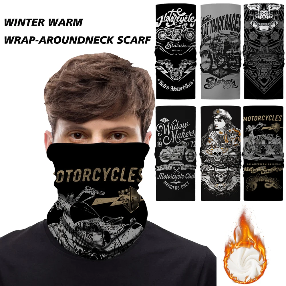 LYSCHY Cycling Scarf Winter Warm Hat Breathable Windproof Sport Balaclava Mask Racing Headwear Bike Motorcycle Riding Face Cap